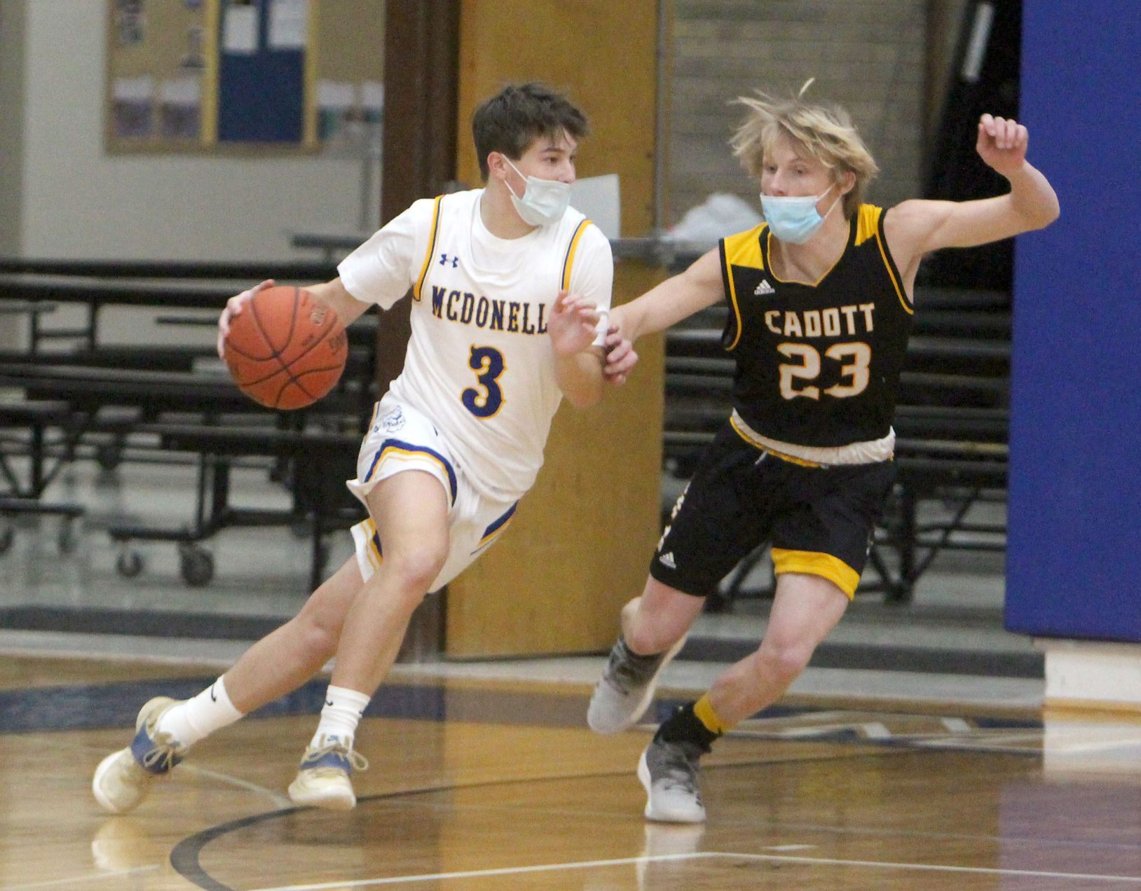 Cadott at McDonell boys basketball 1-18-21